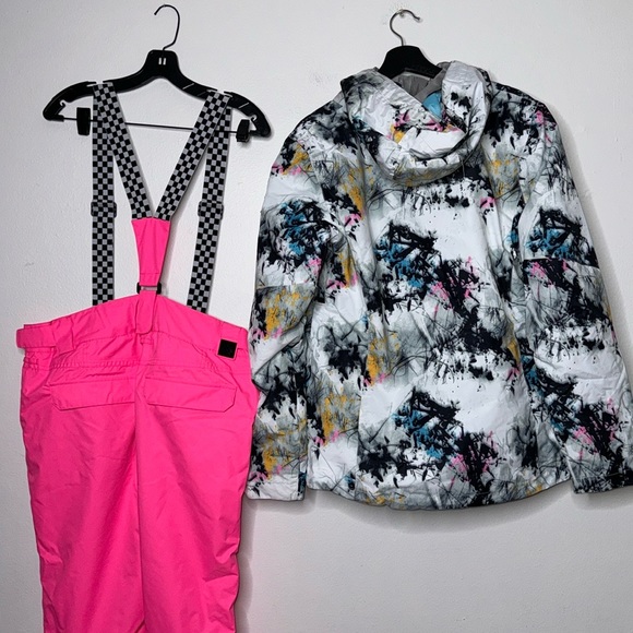 GSOU SNOW Ski Jacket And Pants Snowboarding Snowsuit Size XL - Picture 3 of 12